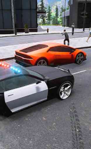 Carros de polícia vs jogos de carros ladrão 1