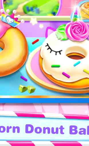 Donut Cake Shop - Jogo Padaria Unicorn Gourmet 1