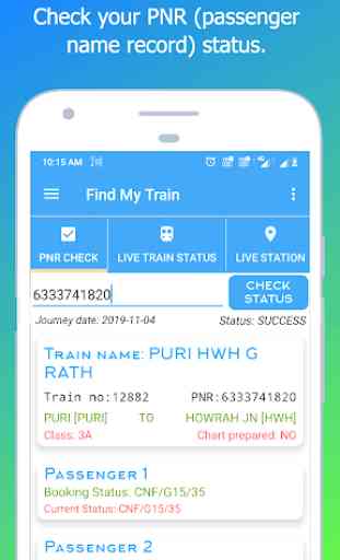 Find My Train: Indian Railway Train Status - IRCTC 2