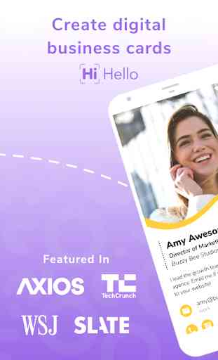 HiHello: Digital Business Card & Contacts Manager 1