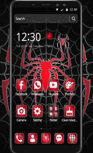 Red Spider Web Theme 1