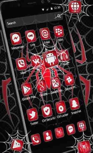 Red Spider Web Theme 2