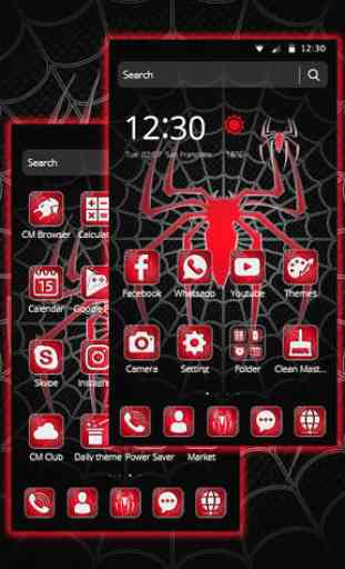 Red Spider Web Theme 3
