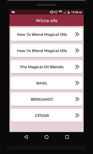 Wicca oils 2