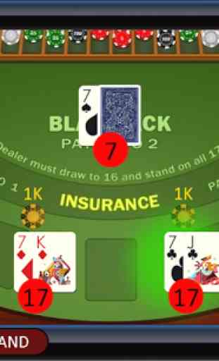 Blackjack 21 Offline Online 3