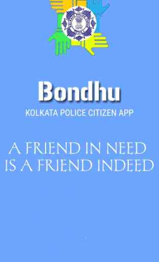 Bondhu Kolkata Police Citizen App 1