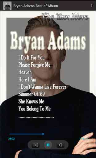 Bryan Adams Best of Album 1