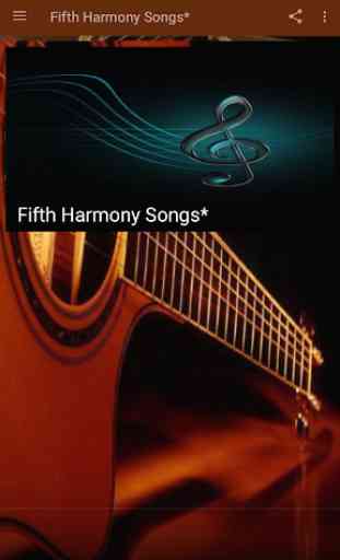 FIFTH HARMONY SONGS* 1