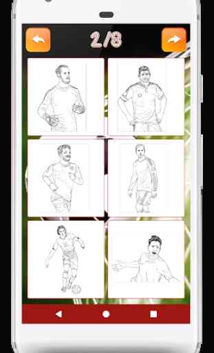 Football Coloring Books - soccer coloring games 1