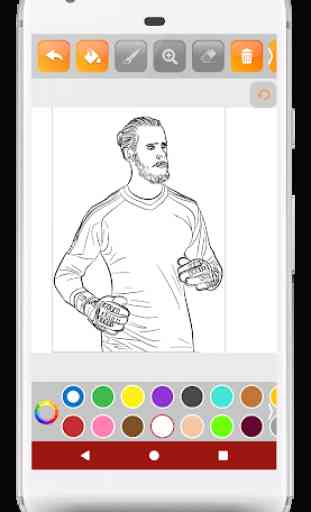 Football Coloring Books - soccer coloring games 2