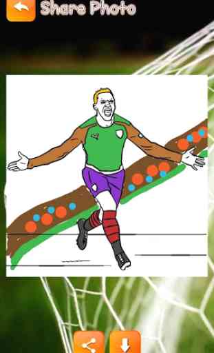 Football Coloring Books - soccer coloring games 4