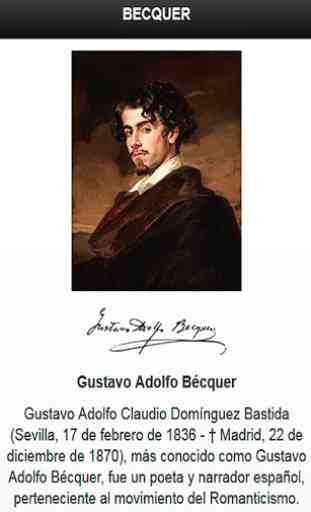 Gustavo Adolfo Becquer 2