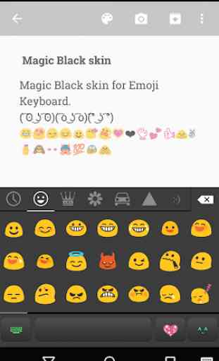 Magic Black Emoji Keyboard 2