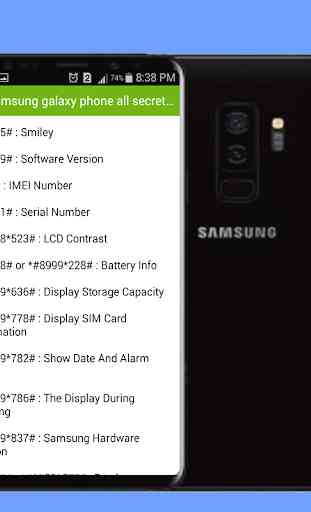 Samsung galaxy phone all secret codes2020 2