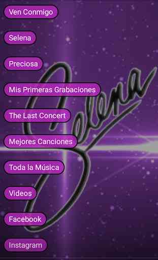Selena Quintanilla Música App 2