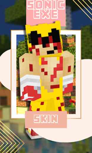 Skin Sonic EXE For Minecraft 1
