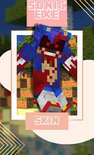 Skin Sonic EXE For Minecraft 2