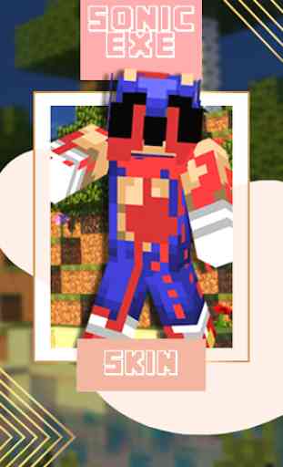 Skin Sonic EXE For Minecraft 3