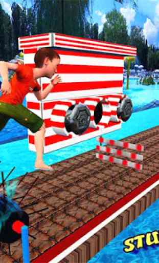 Stunt Dash Run - Water Park Game 1