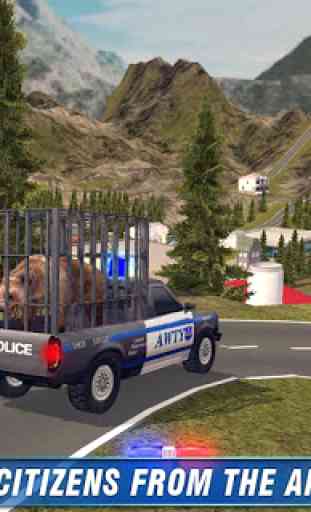 Angry Animals Police Transport 2