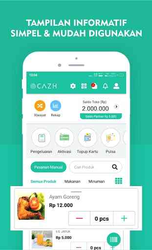 Cazh POS - Aplikasi Kasir Online 1