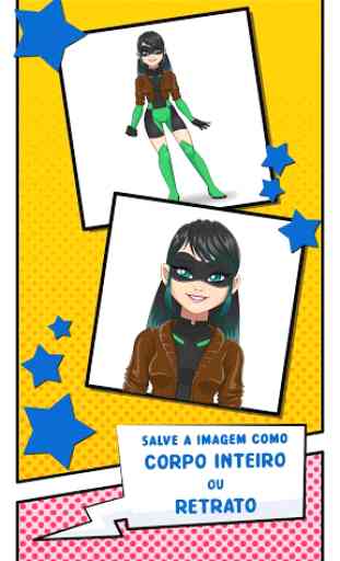 Criador de Avatar de Super Heroínas Kawaii 4