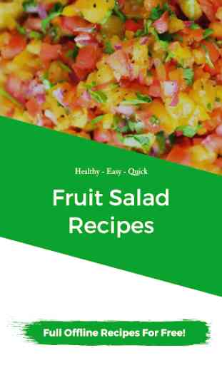 Fruit Salad Recipes Offline: Healthy Salad Recipes 1
