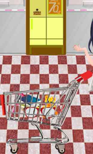garota de supermercado - compras de mercearia 2