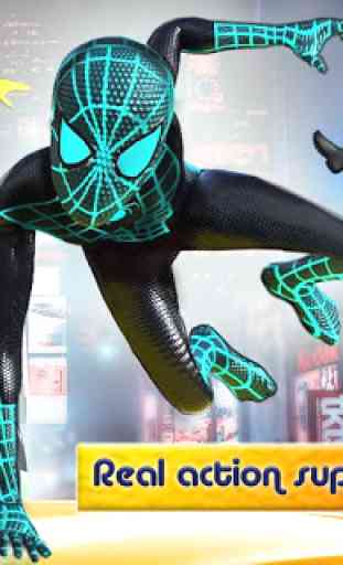 Iron Spider Ninja Rope Hero - Superhero Games 3