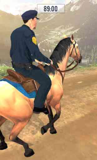 Offroad Cavalo da polícia de Gangster Perseguição: 4