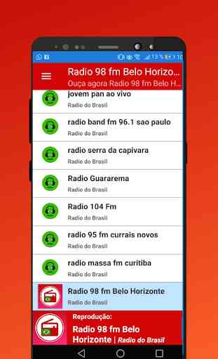 Radio 98 fm Belo Horizonte ao vivo Brasil 2