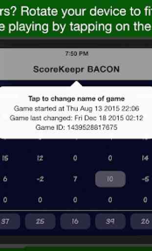 Score Keeper BACON 4