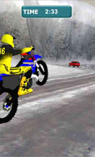 Snow Bike Motocross Racing - Mountain Driving 4
