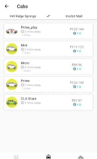 Surge Now - Compare cab prices 3