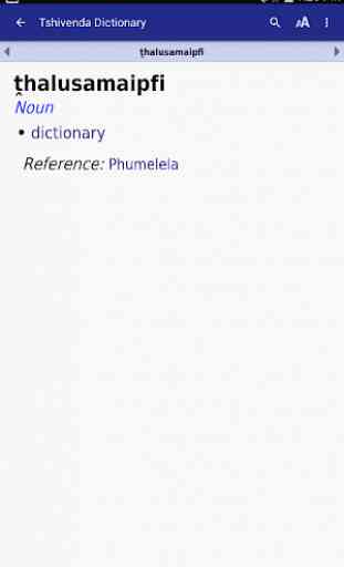 Tshivenda Dictionary 3