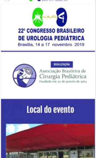 22º Congresso Brasileiro de Urologia Pediátrica 1