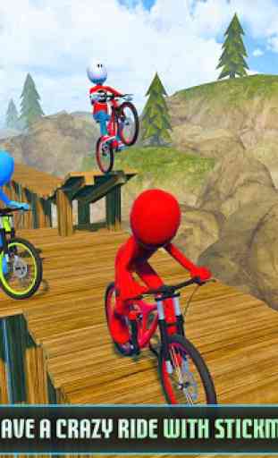 boneco de pau subida BMX acrobacias de bicicleta 3