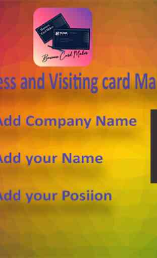 Business card maker and create visiting card 1