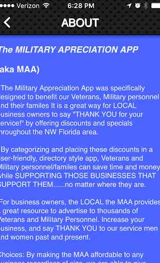 Military Appreciation App 2