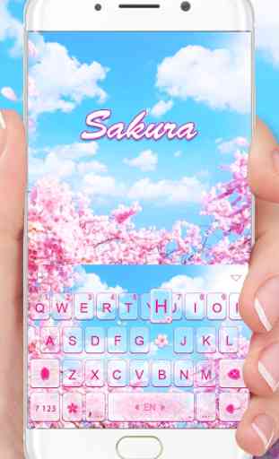 Novo tema de teclado Cherry Sakura 2