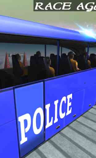 polícia impossível de condução de ônibus 4