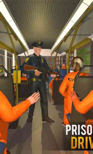 Prisoner Bus Driving Games 2019: Police Bus Drive 3