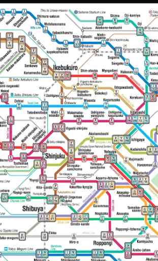 Tokyo Metro Map 2