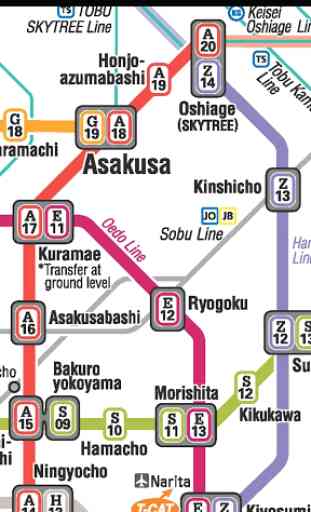 Tokyo Metro Map 3