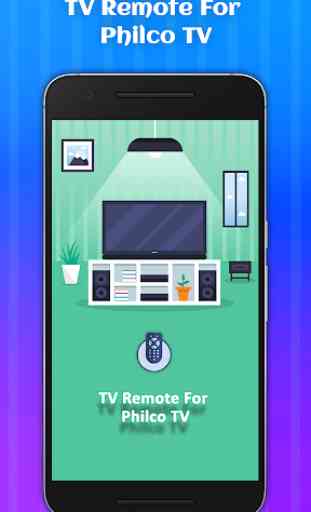 TV Remote For Philco TV 1