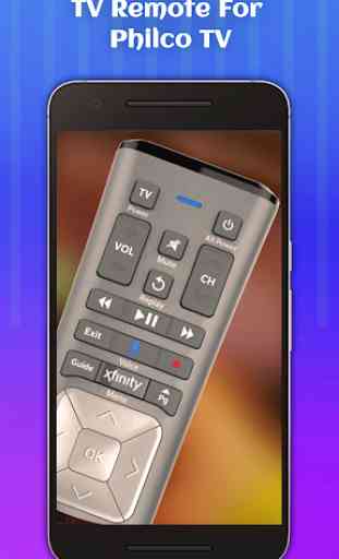 TV Remote For Philco TV 4