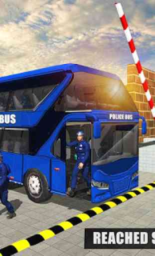 US Police Bus Mountain Driving Simulator 2