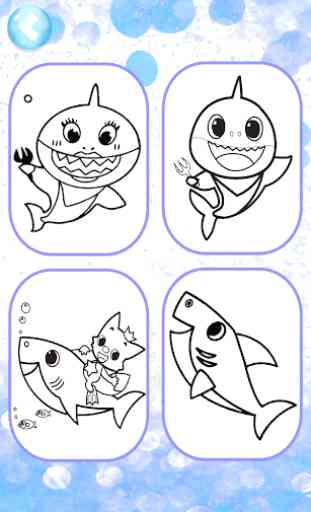 Baby Shark Coloring Book Glitter 2