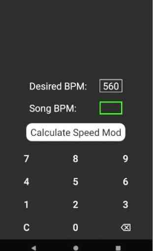 DDR Speed Mod Calculator 2