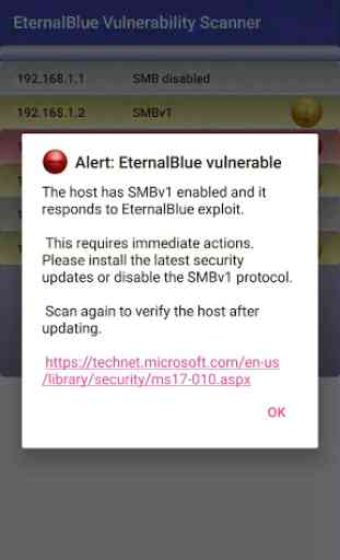 EternalBlue Vulnerability Scanner 3